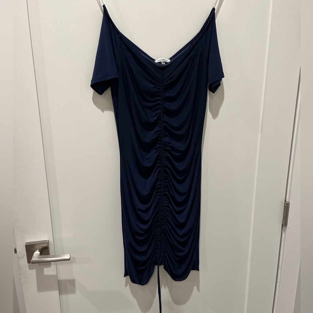 Navy blue 💙 length adjustable mini dress